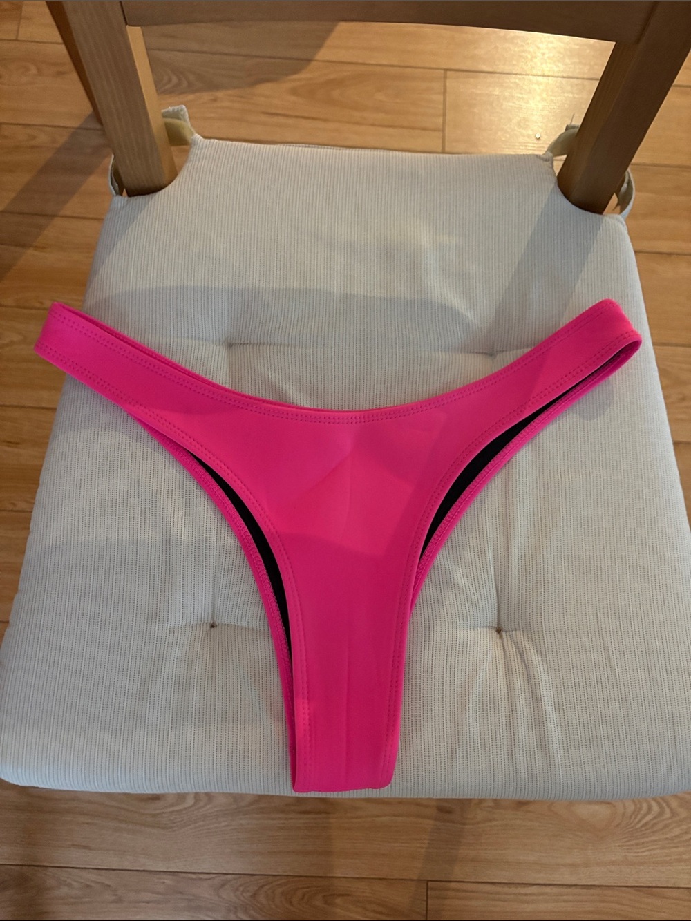 Hoaka Swimwear Hot Pink High-Cut Bikini Bottom
